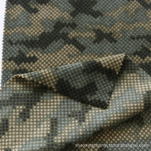 Senaste design 100poly störande mönster Högkvalitativ rimlig pris tryckt polär fleece för plaggdräkter